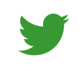 twitter logo FOE green