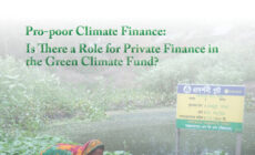 Pro-poor Climate Finance: Is There a Role for Private Finance in the Green Climate Fund?