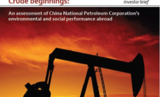Crude beginnings: the environmental footprint of China National Petroleum Corporation around the world