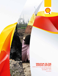 Shell: “Erratum” to Annual Report