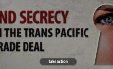 Stop fast track authority for Trans Pacific trade deal