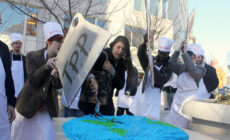 Friends of the Earth protests Pacific trade deal