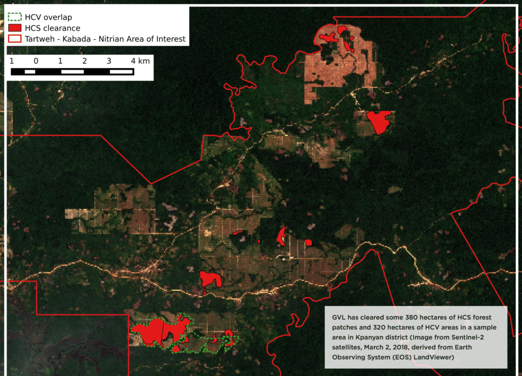Map of GVL Deforestation