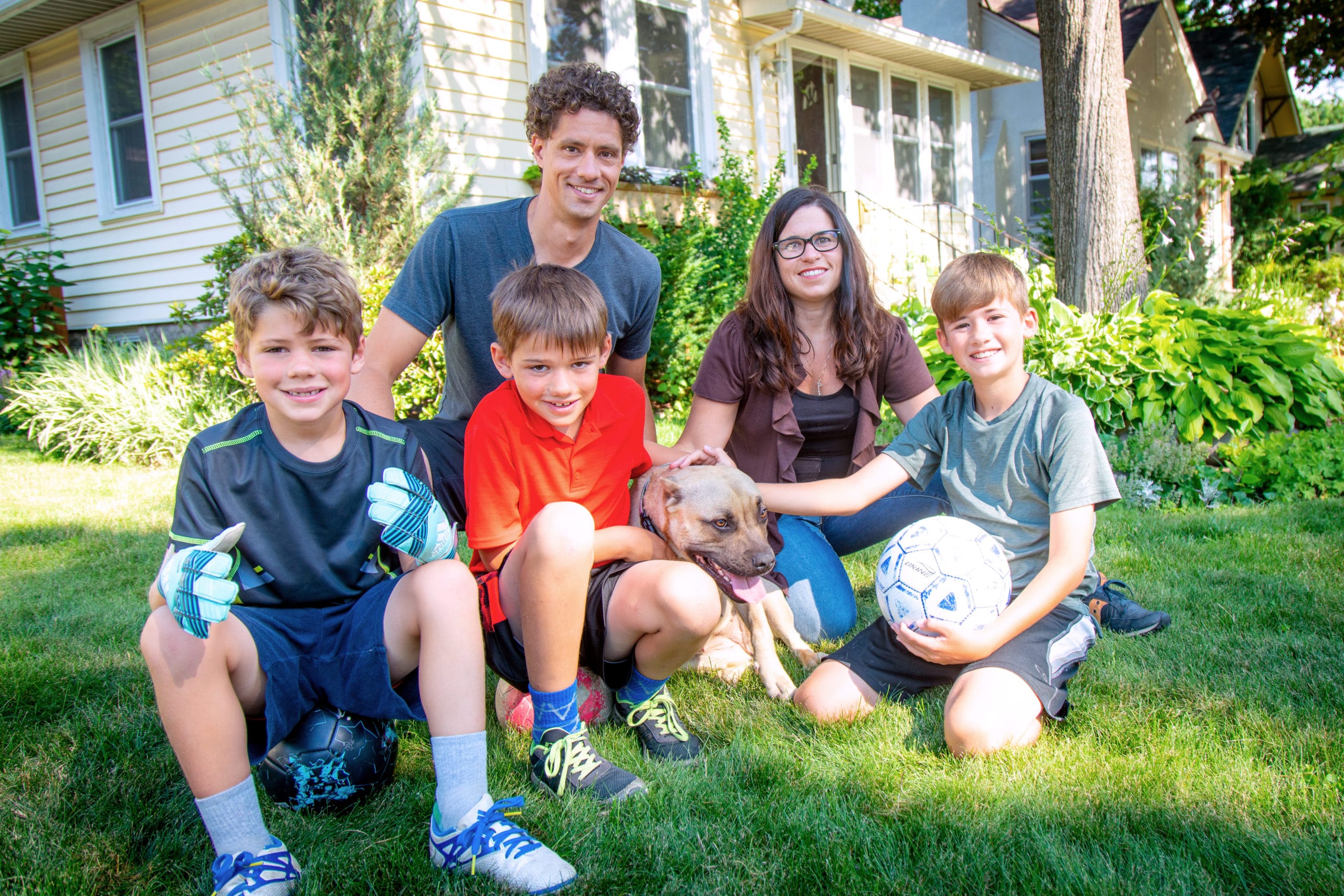 Minneapolis Family and Dog