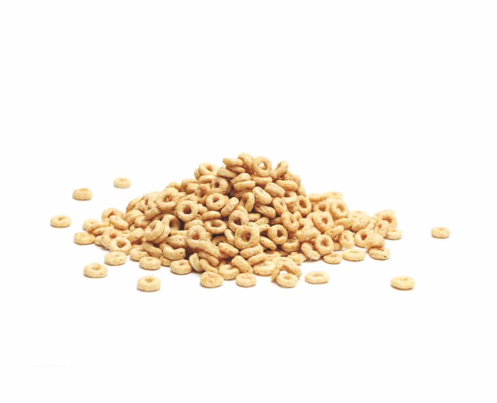 cheerios in a pile