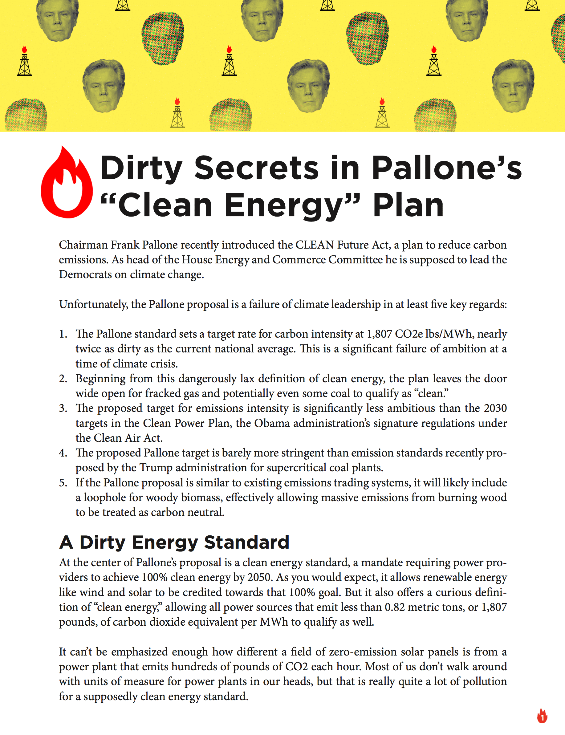 Dirty Secrets in Pallone’s “Clean Energy” Plan
