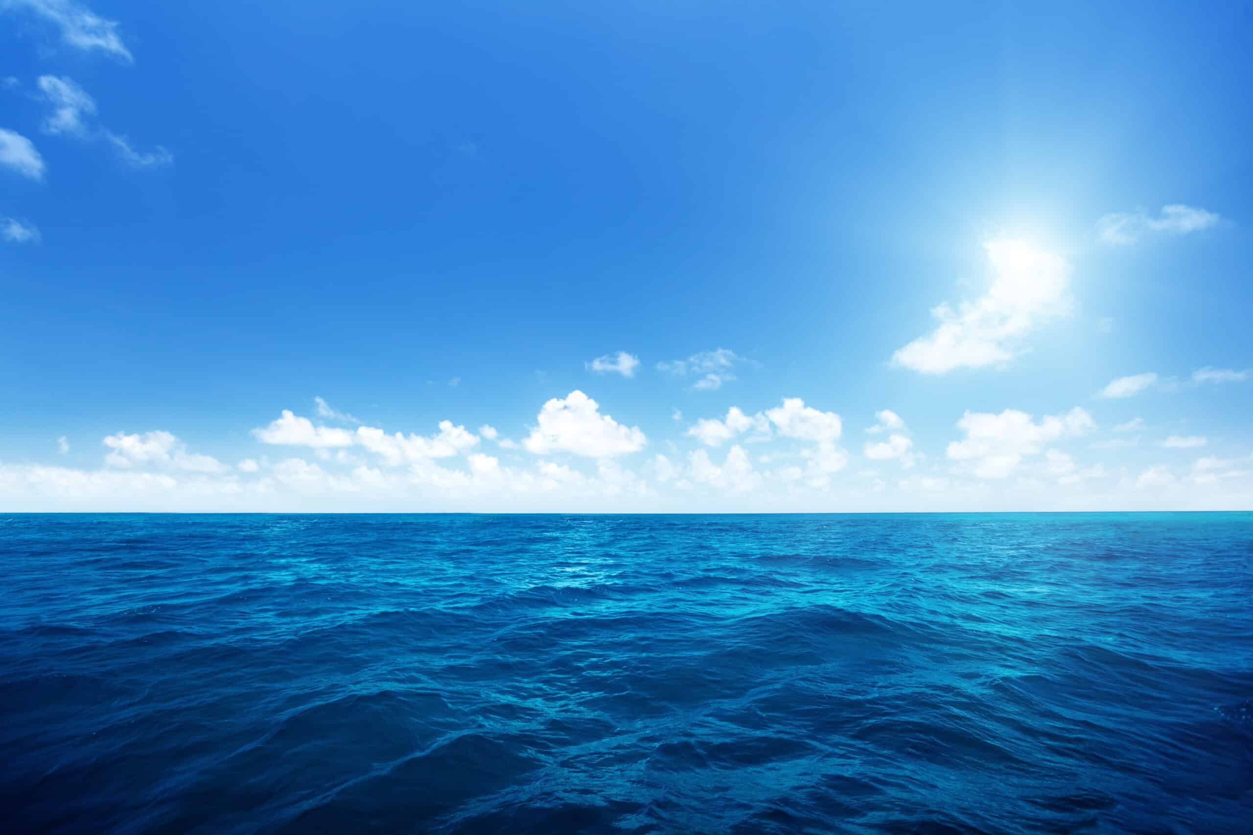 May contain blue ocean and sky with clouds.