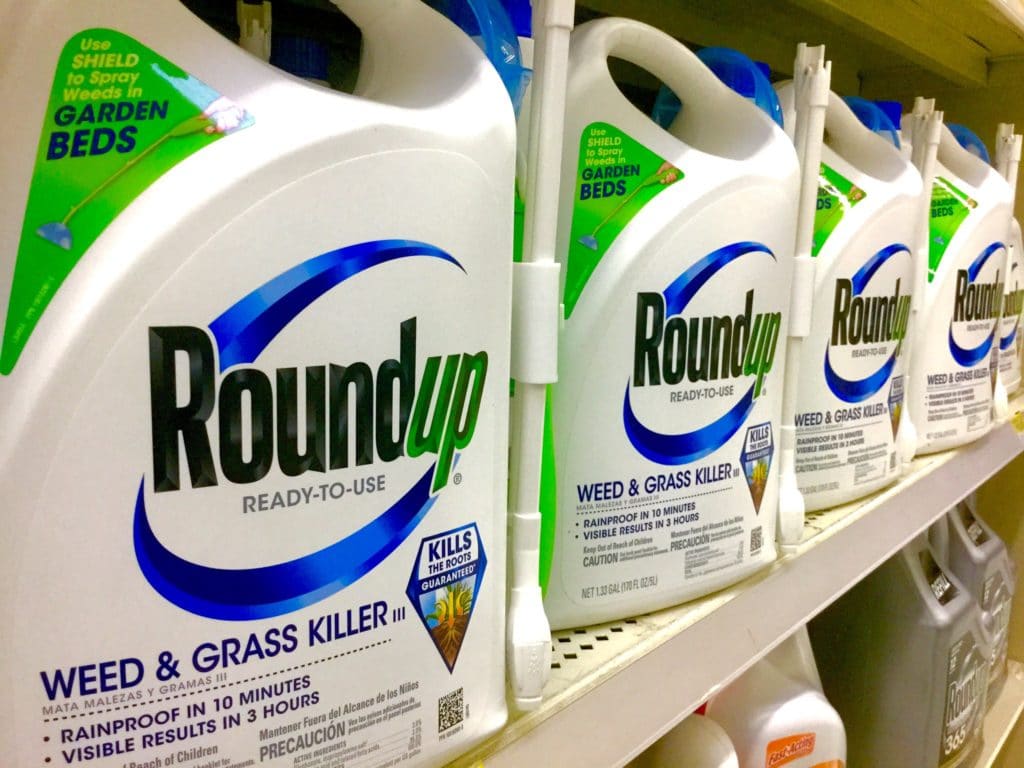 Closeup of Roundup Weedkiller
