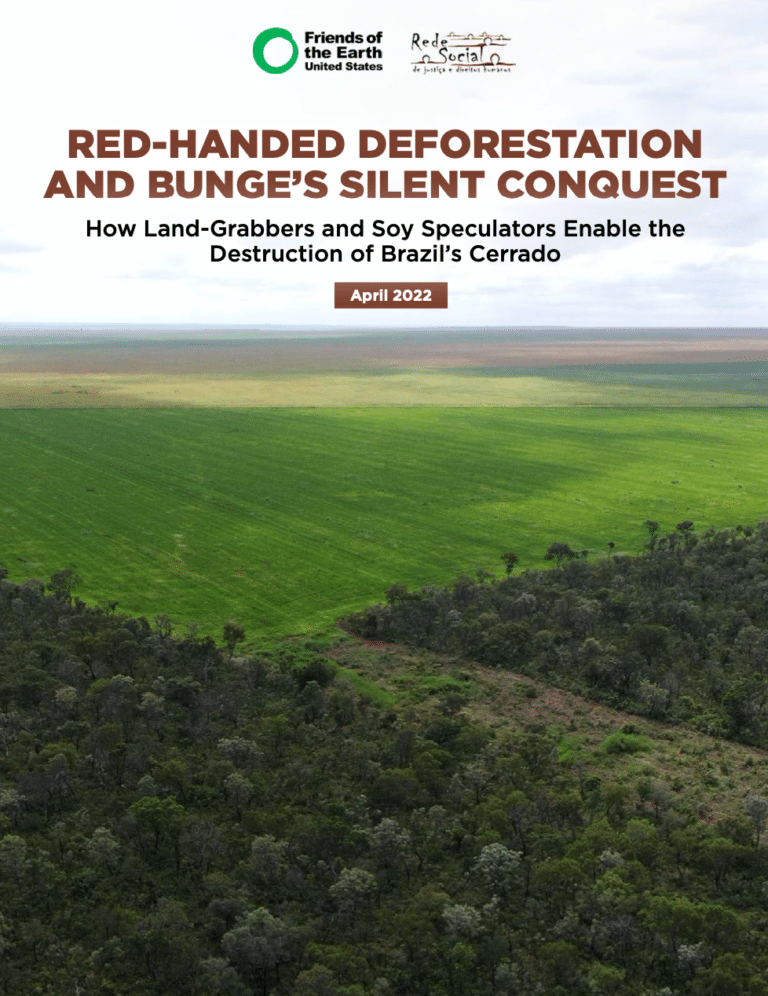 Caught Red-Handed: Bunge and the Directors of Deforestation • Friends ...
