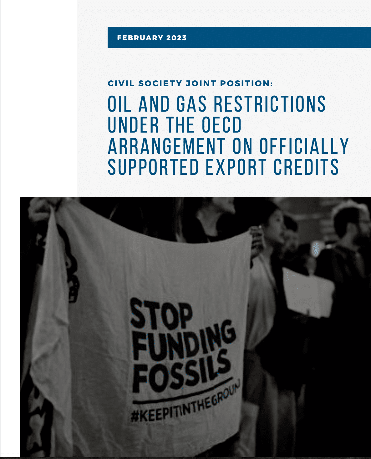 Oil and Gas Restrictions under the OECD Arrangement on Officially Supported Export Credits