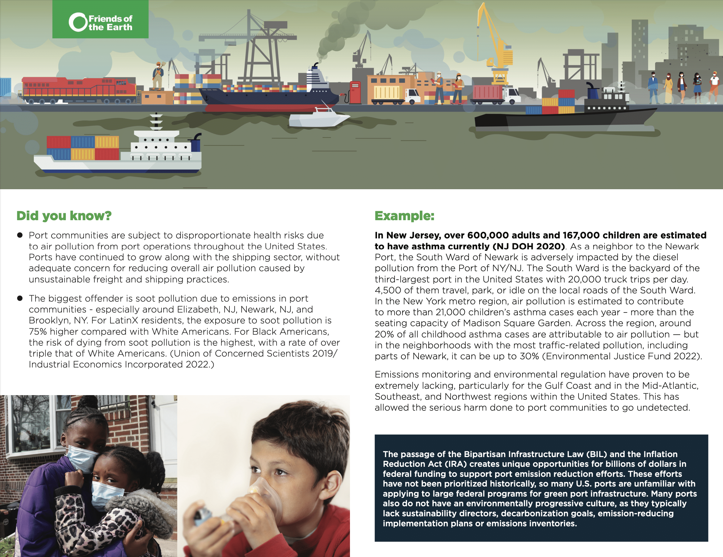 Oceans Ports and Environmental Justice Resource Sheet