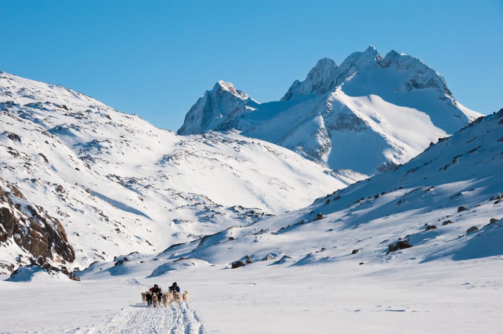 Greenland arctic landscape