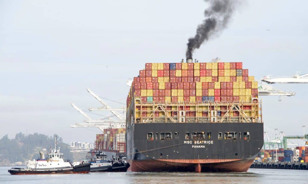 container ship