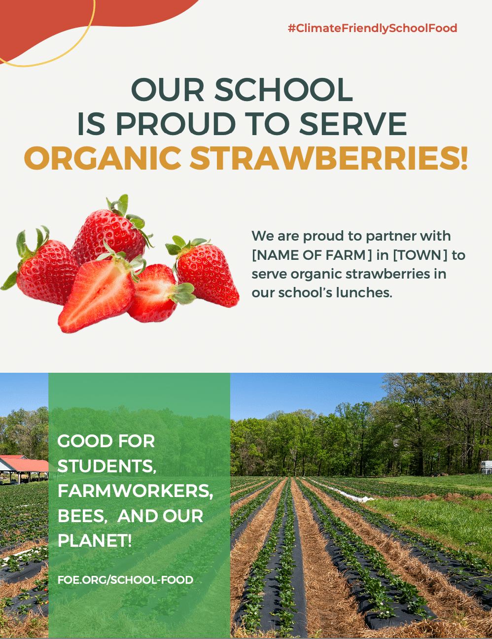 May contain strawberries and farm fields.