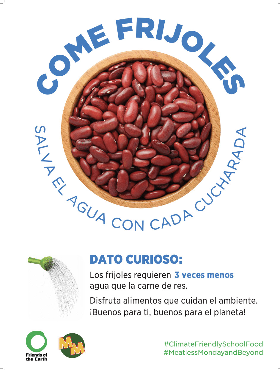 May contain a bowl of red beans and text about beans and water.