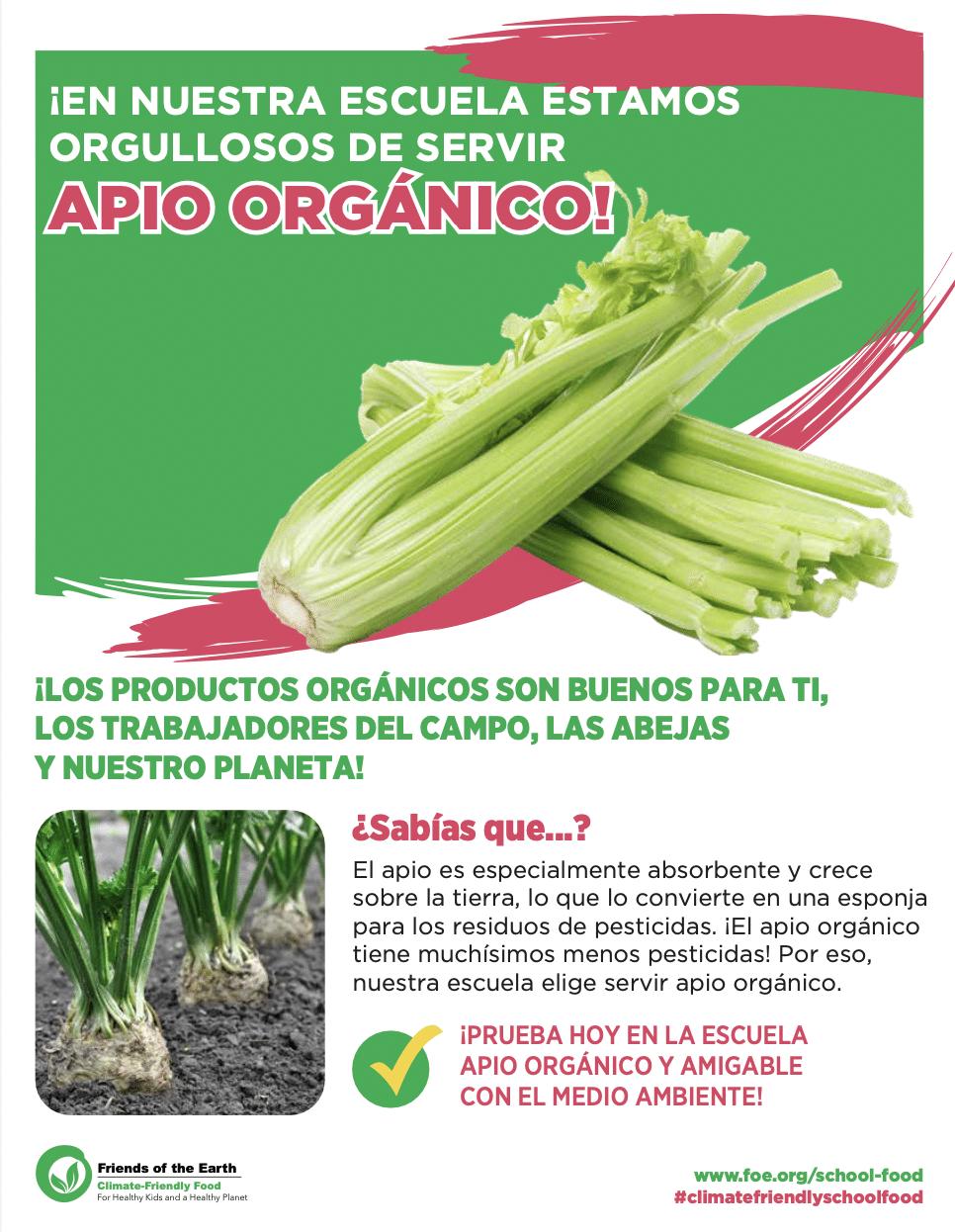 May contain a bunch of organic celery with text about organic celery.