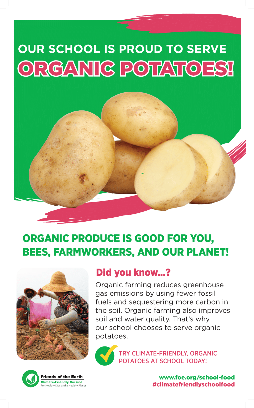 May contain a person harvesting potatoes in a field.