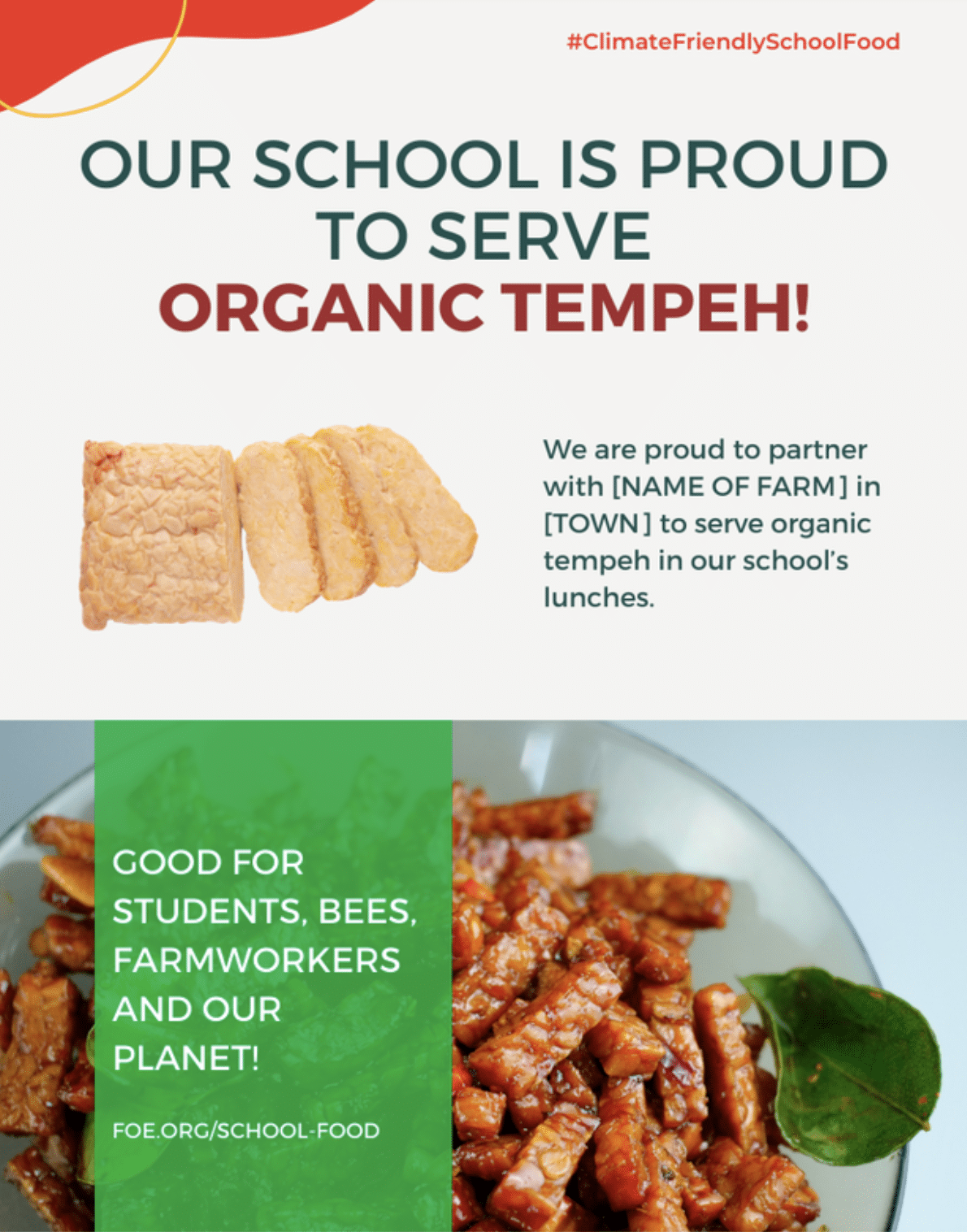 May contain three pieces of tempeh and a plate of cooked tempeh.