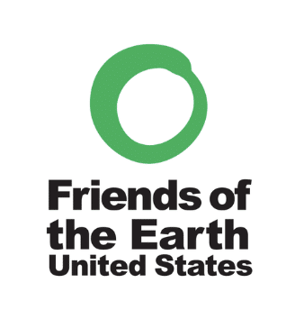 May contain a green circle logo above text that reads "Friends of the Earth United States".